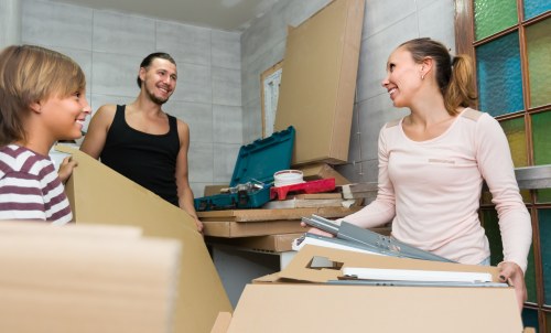 Removal van arriving for a home move in Haringey