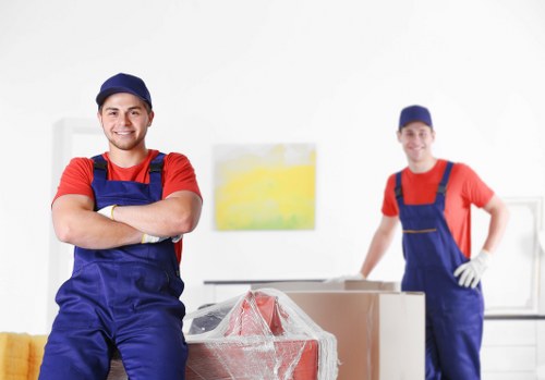 Local man with van service helping with a residential move in Haringey
