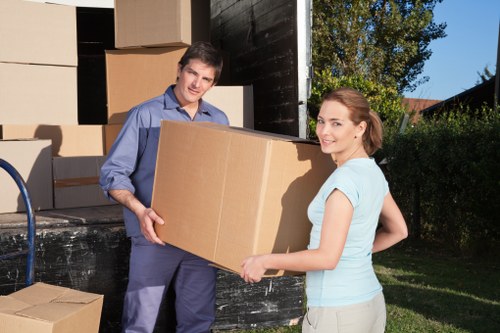 Service team assessing a moving-related complaint